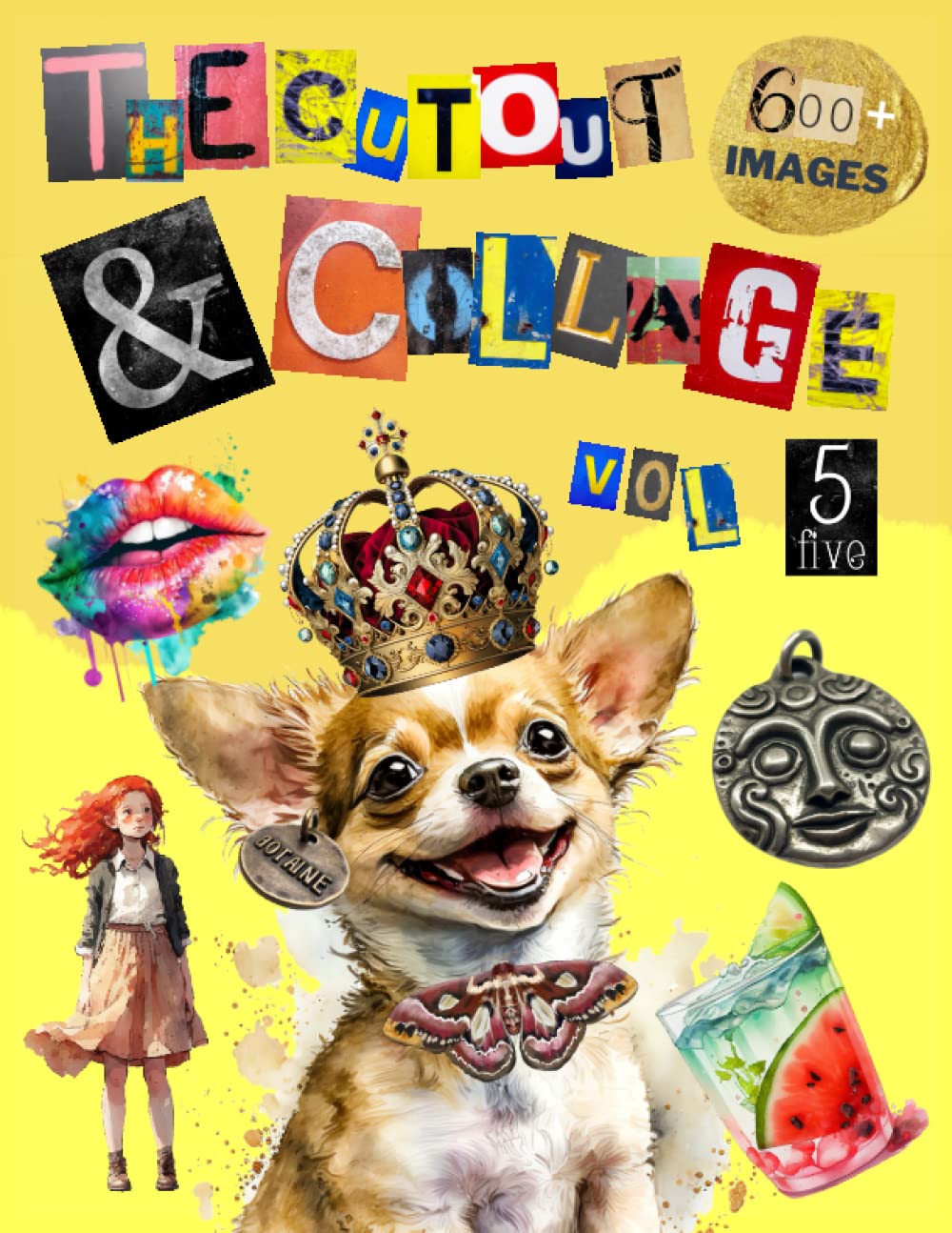 The Cut Out And Collage Activity Book Extraordinary Things Vol.5: Over 600+ Large Images Of Decorati