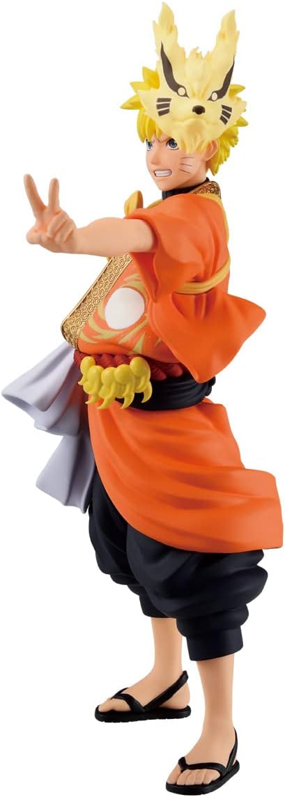 BANPRESTO, Naruto Uzumaki Naruto Shippuden Actionfigur (Animation 20Th Anniversary Costume), 16 cm,