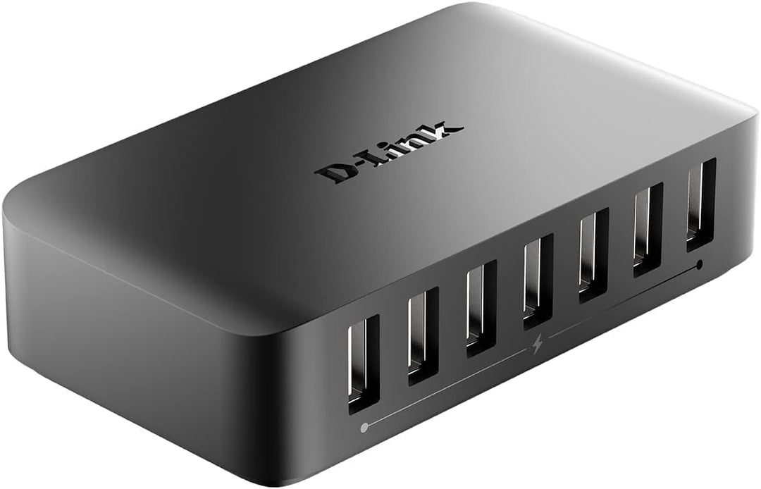 D-Link DUB-H7 7-Port USB 2.0 Hub (unterstützt Windows, Mac OS X, Linux) 7-in-1 (7x USB 2.0 Hub) USB