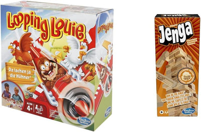 Hasbro 15692398 Looping Louie Kinderspiel, lustiges 3D Spiel, Partyspiel für Kindergeburtstage & Jen