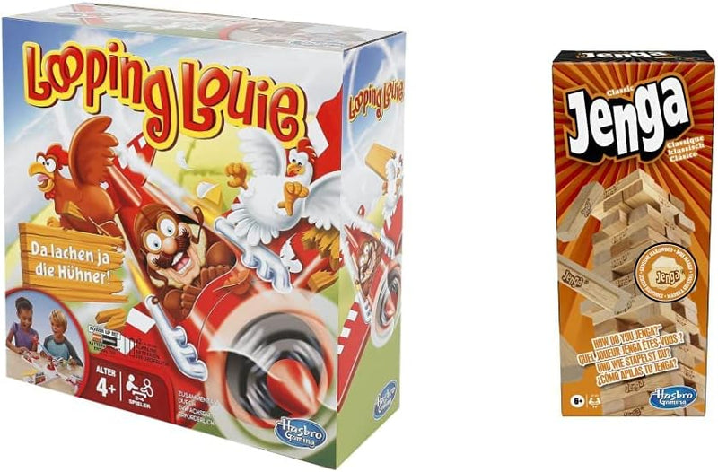 Hasbro 15692398 Looping Louie Kinderspiel, lustiges 3D Spiel, Partyspiel für Kindergeburtstage & Jen
