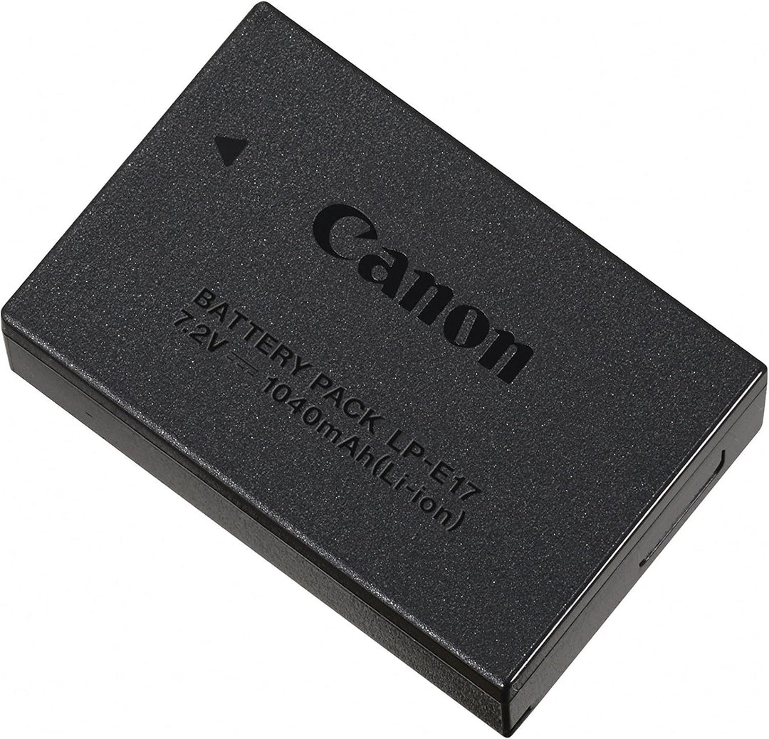 Canon EOS R100 Spiegellose Kamera + RF-S 18-45mm is STM Objektiv & 9967B002 Akku LP-E17, schwarz Bun