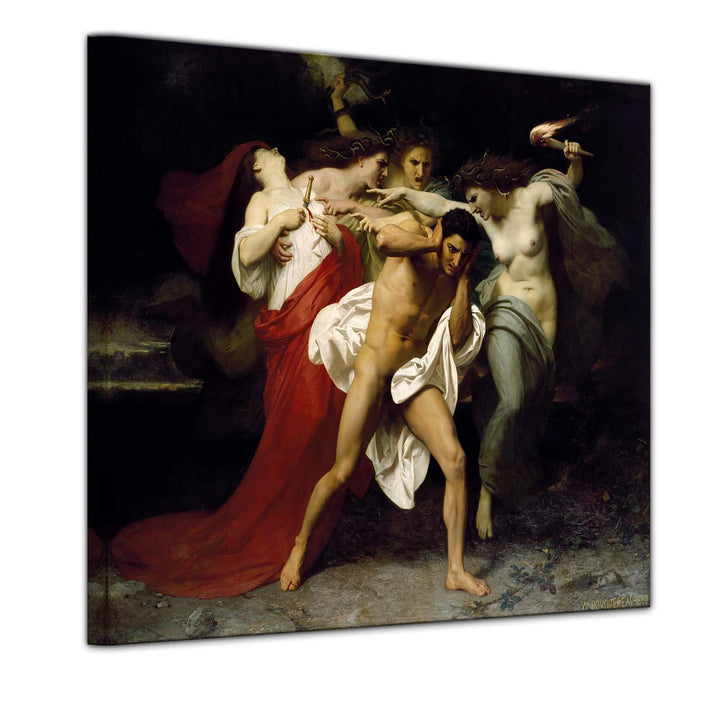 Bilderdepot24 Bild auf Leinwand | William-Adolphe Bouguereau Orestes wird von Furien gehetzt in 80x8
