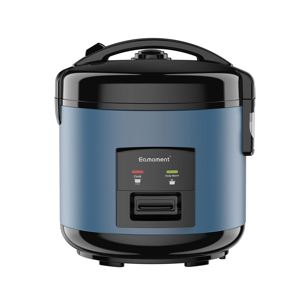 Eamoment DRC-5020BL 1L|400W Reiskocher & Dampfgarer(1ltr-5 Tassen) Für 1-5 Personen Schnelles Kochen