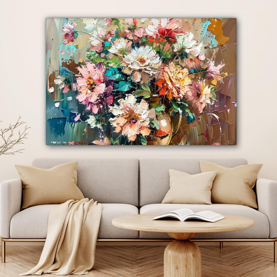 MuchoWow© Leinwandbild Gross 120x80 cm XXL Dekoration Wohnzimmer Bilder Pictures Wall Decoration Liv