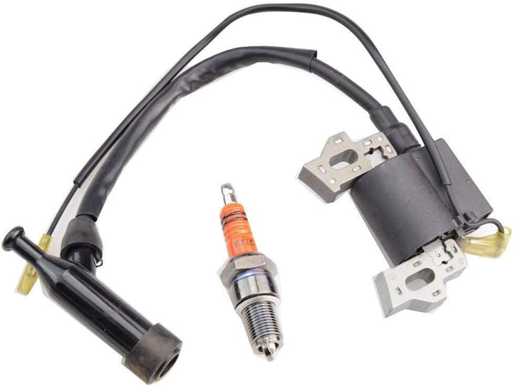 WOOSTAR Vergaser mit Zündspule mit Rückstossstarter Ersatz für GX140 GX160 GX168 GX200 5.5HP 6.5HP M
