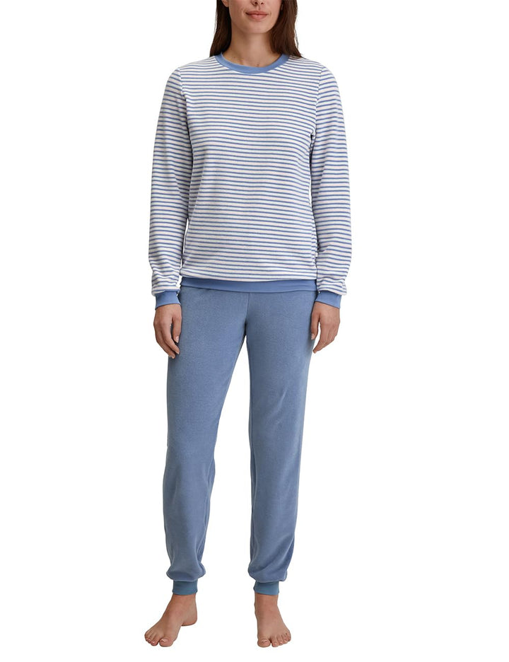 Calida Soft Dreams Bündchenpyjama, in Frottee Qualität Scandinavian 36-38, Scandinavian 36-38