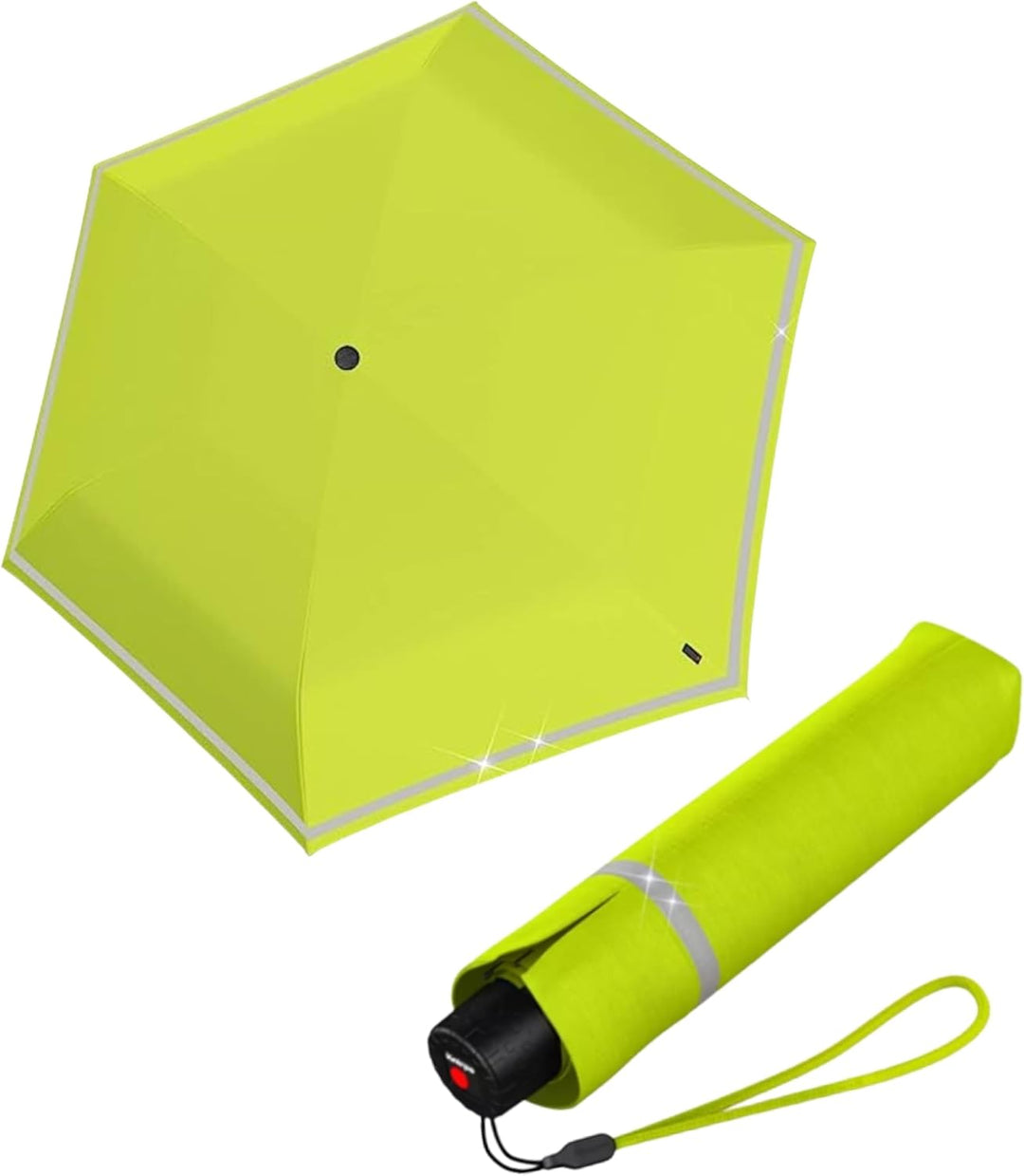 Knirps Rookie manual Kinder Regenschirm lime, 90 cm, Lime
