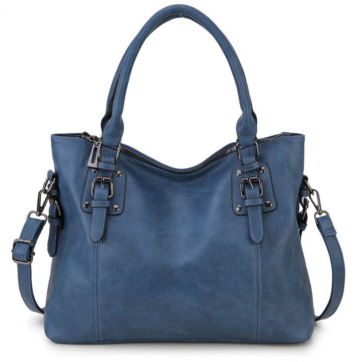 MayBlosom Damen Handtasche, Hobo Tasche Shopper PU leder Umhängetasche Schultertasche Geldbörse für