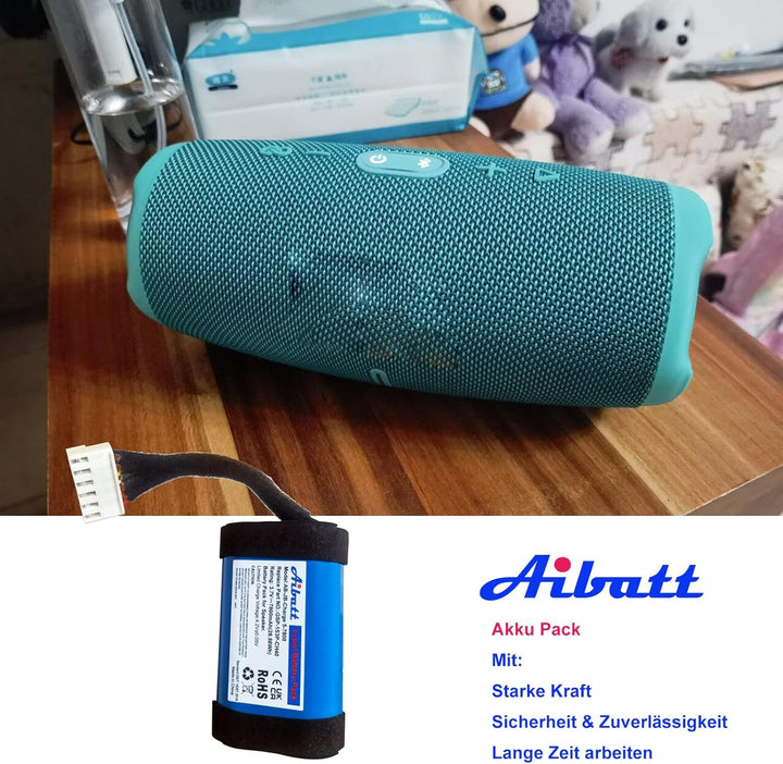 7800mAh Ersatzakku für JBL Charge 5, Akku für JBL Charge 5th Generation Bluetooth Lautsprecher, Ersa