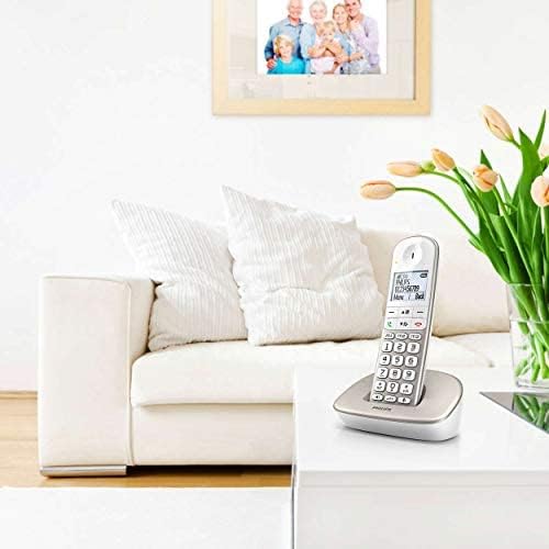 Philips XL4901S DECT-Komforttelefon – Schnurloses Telefon mit Mobilteil – Grosse Tasten - Lautstärke