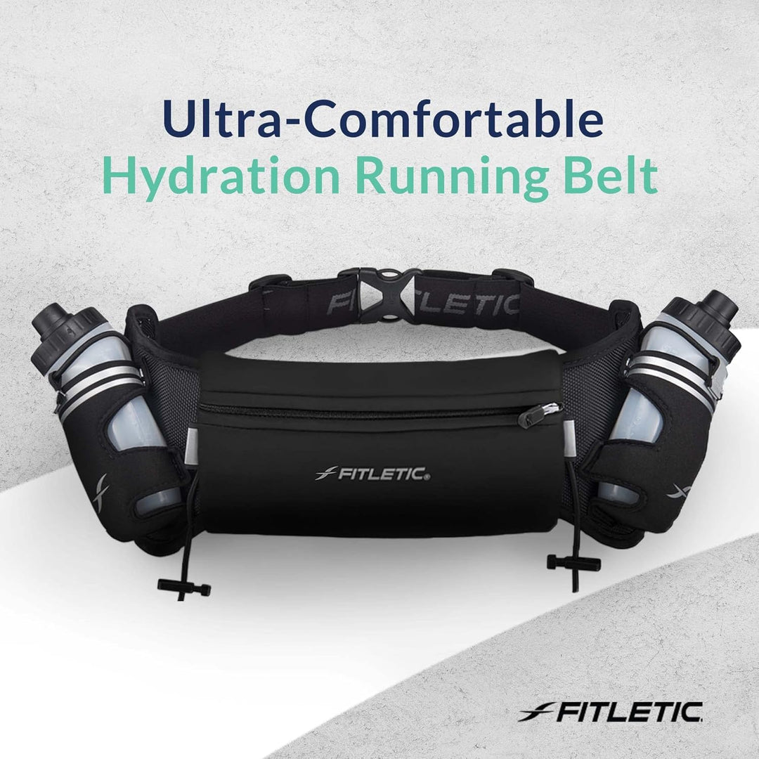 iFitness Hydration Gürtel schwarz schwarz 500 ml Taille L/XL 500 ml Taille L/XL Schwarz - Schwarz, 5