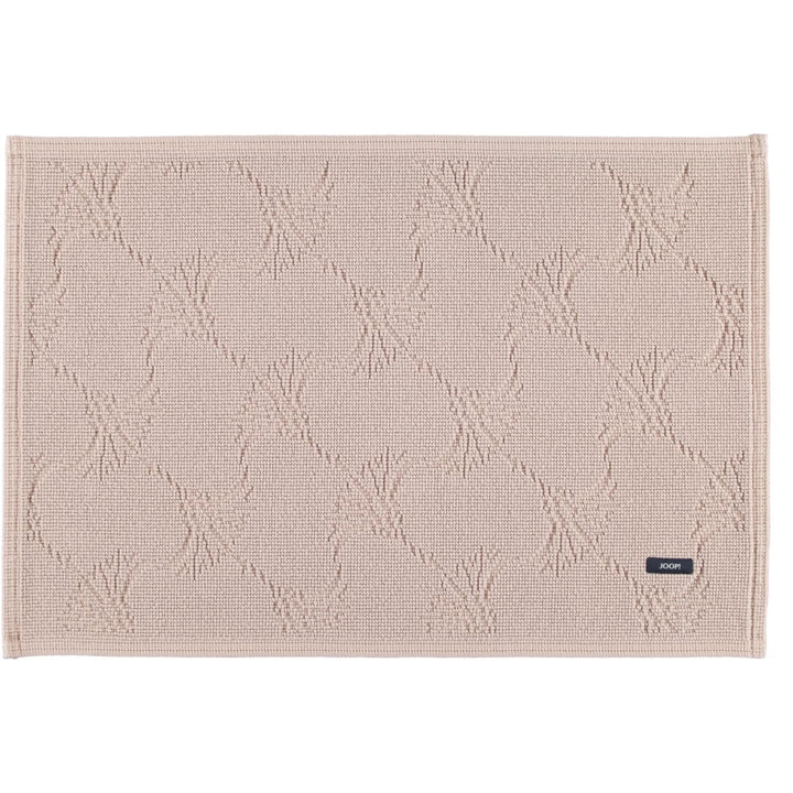 Joop! Badteppich New Cornflower 60 x 90 cm Farbe Sand 100% Baumwolle Florhöhe 6 mm Form eckig edle O