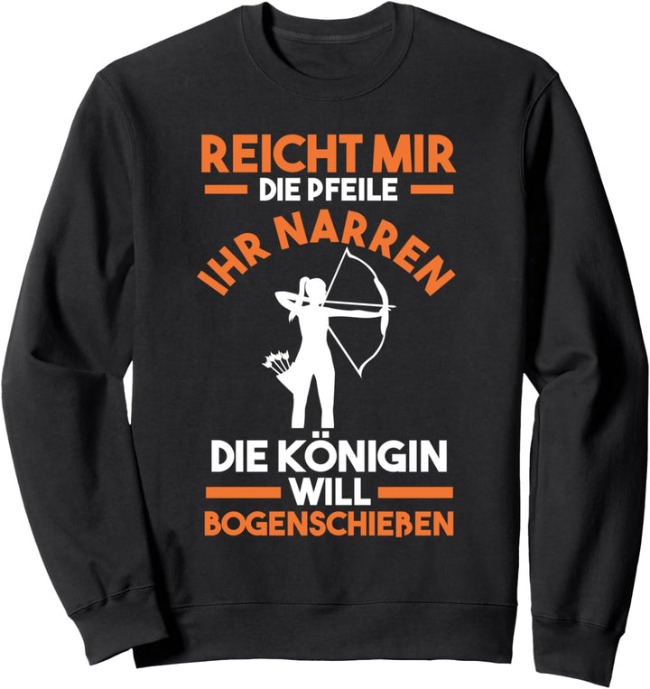 Bogenschützein Bogenschiessen Sweatshirt