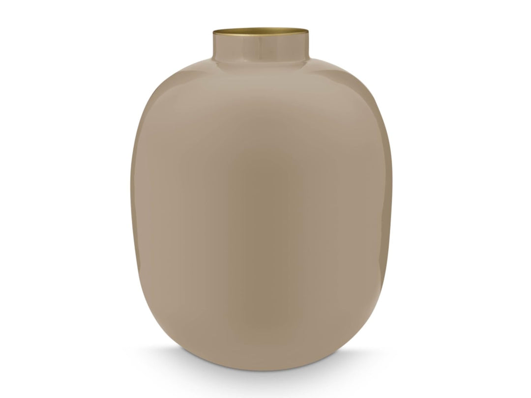 Pip Studio Vase | Khaki - 32 Taupe, Taupe
