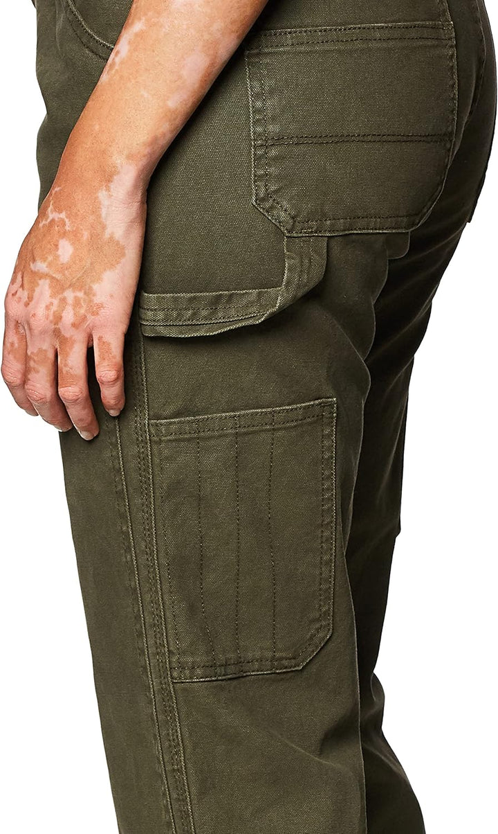 Dickies Damen W Carpenter Pant Hose 28 Rnsd Mossgrn, 28 Rnsd Mossgrn