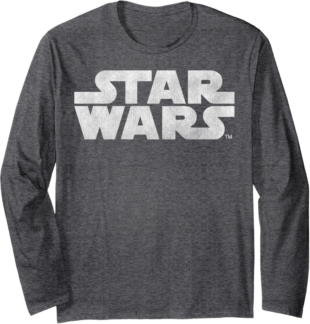 Star Wars Simple Vintage Logo Langarmshirt