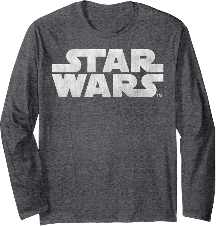 Star Wars Simple Vintage Logo Langarmshirt