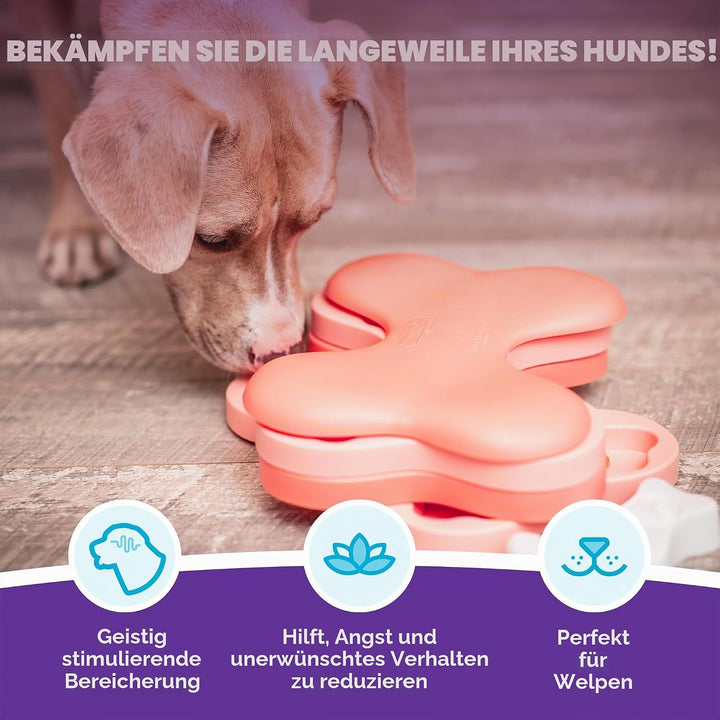 Outward Hound Nina Ottosson Puzzle Tornado - Interaktives Leckerli-Denkspielzeug für Hunde Puppy Tor