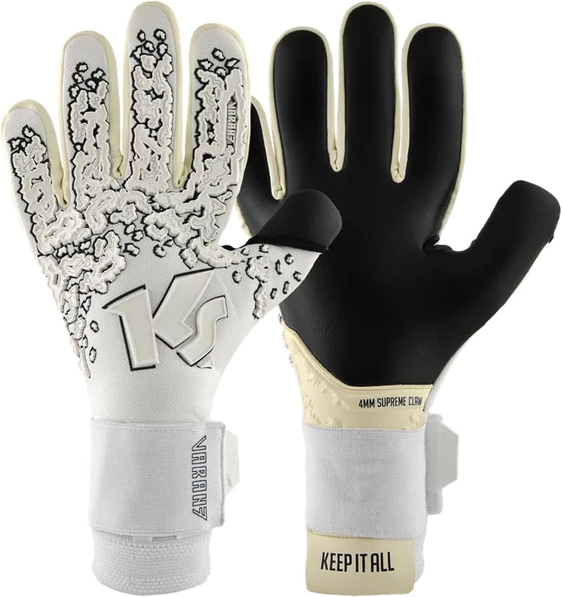 KEEPERsport Profi Torwarthandschuhe - Varan Champ - 4mm Grip - Fussballhandschuhe für Erwachsene - G