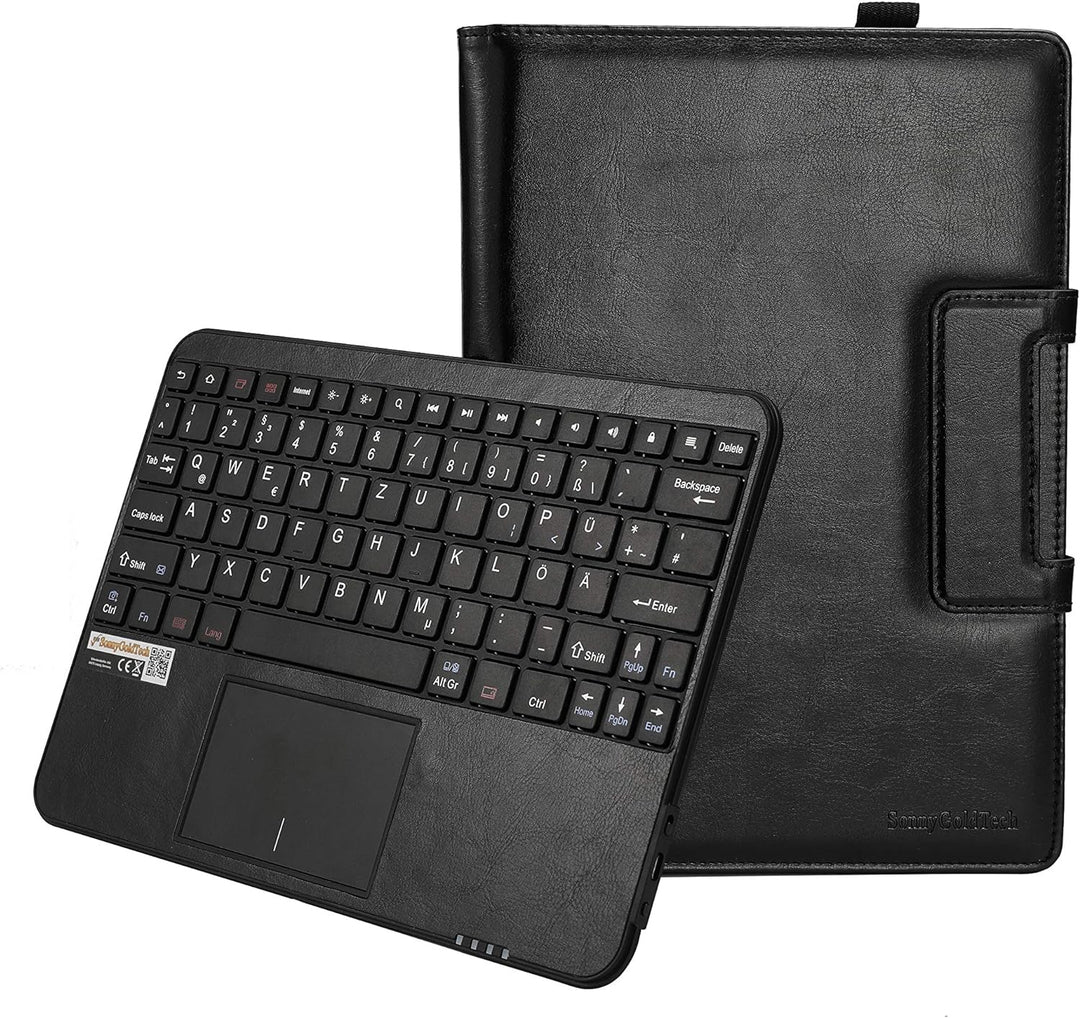 MQ für Galaxy Tab A 10.1 2019 - Bluetooth Tastatur Tasche mit Touchpad für Samsung Galaxy Tab A 10.1