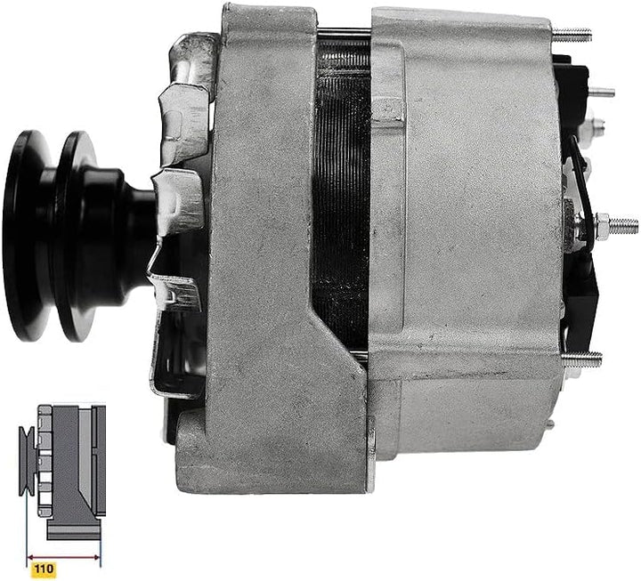 ATEC GERMANY 1x Lichtmaschine 14V 90A Kompatibel mit AUDI 100 C3, 200 C3, 80 B3, 80 B40, A6 C4 (4A2)