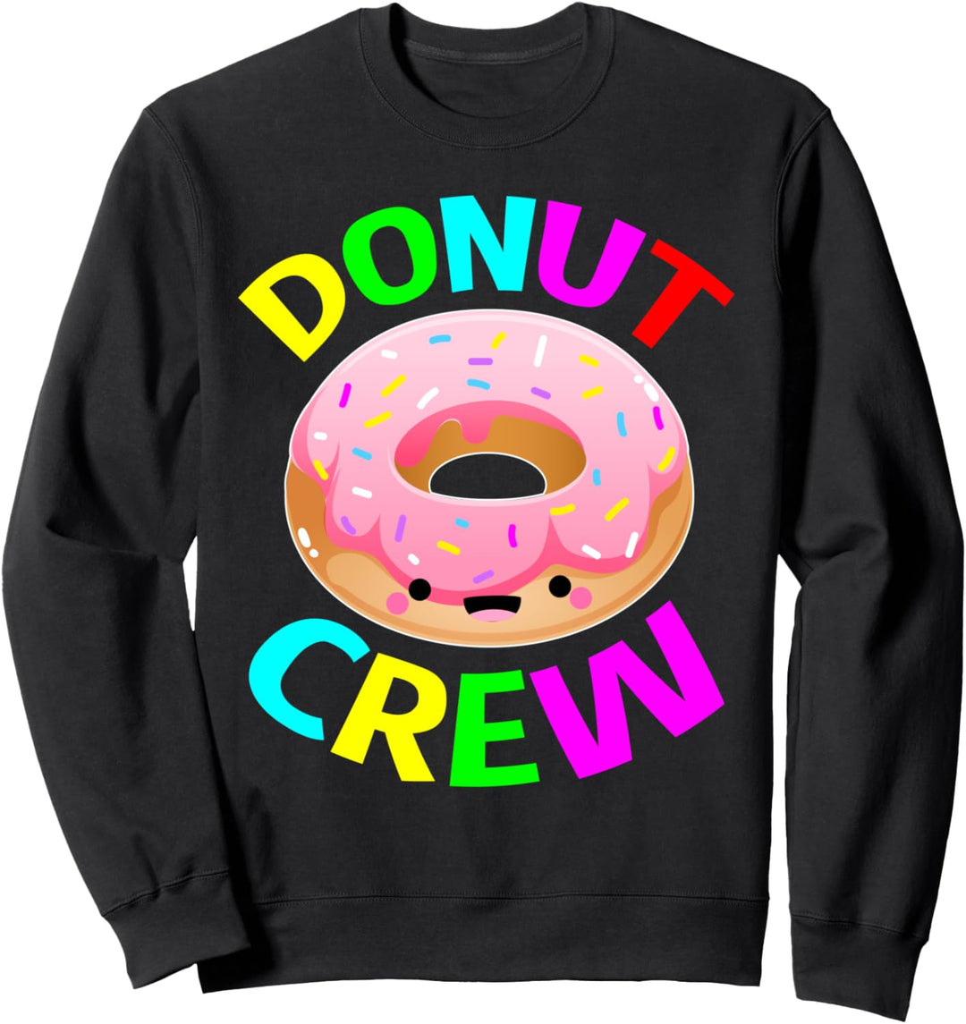 Donut Party Crew Geschenke Geburtstag für Männer Frauen Sweatshirt