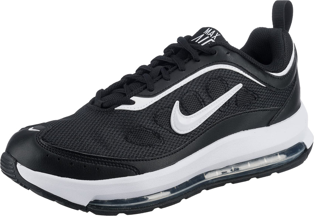 Nike Herren Air Max Ap Sneaker 38.5 EU Black White Black Bright Crims, 38.5 EU Black White Black Bri