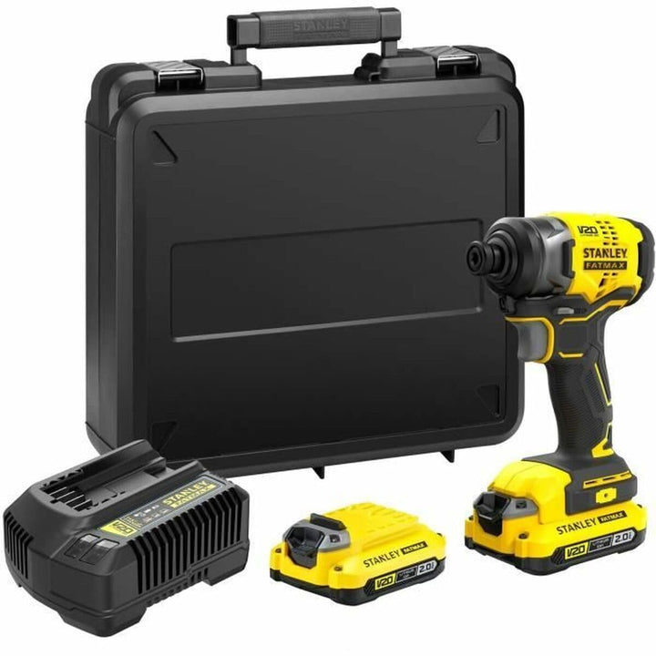 Stanley FatMax 18V Akku-Schlagschrauber SFMCF810D2K (2.0Ah, max. Drehmoment 170 Nm, bürstenloser Mot
