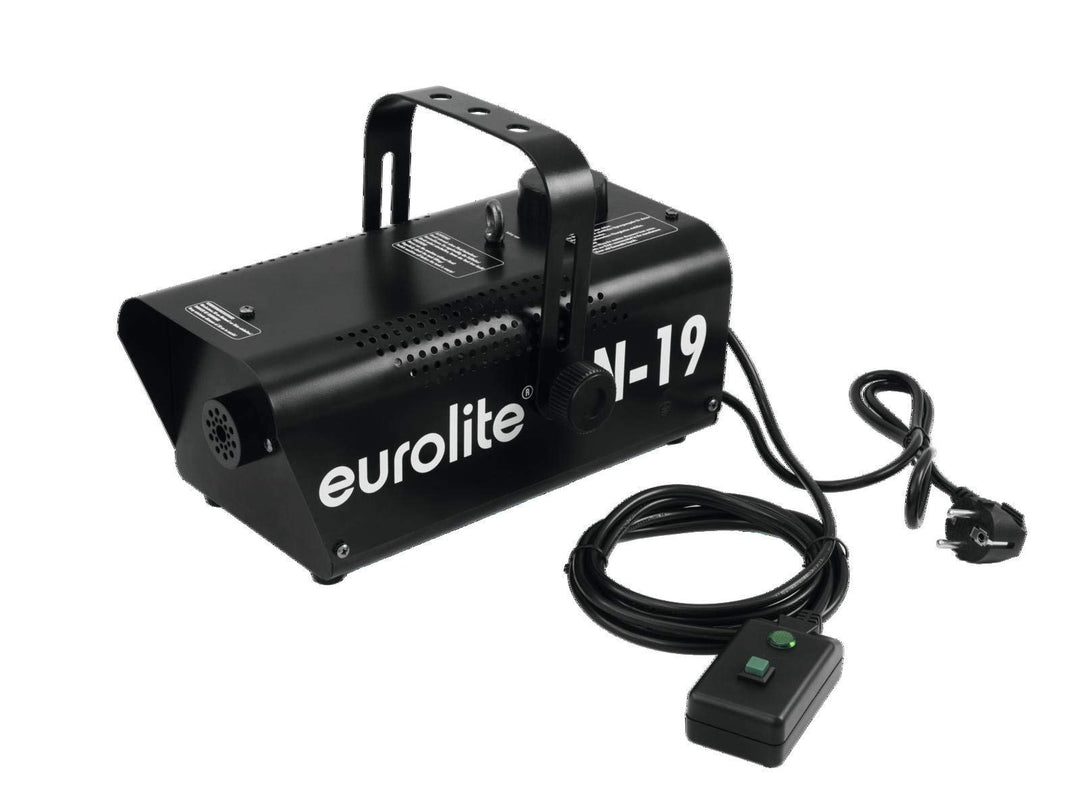 EUROLITE N-19 Nebelmaschine schwarz | Kompakte 700-Watt-Nebelmaschine Single, Single