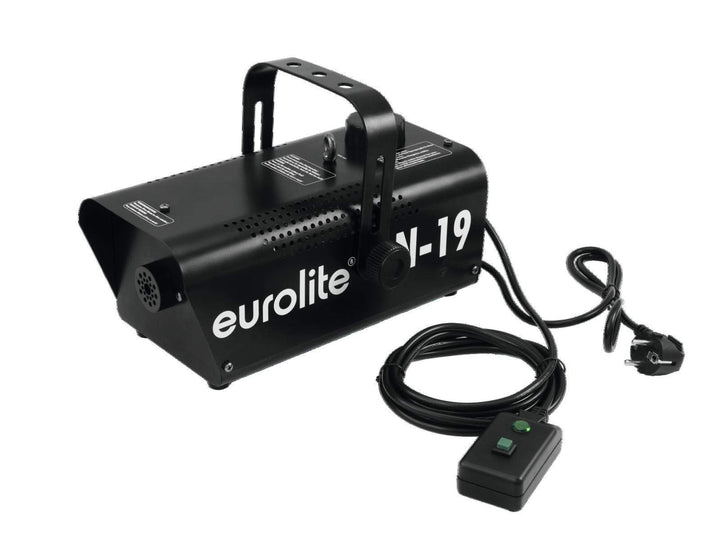 EUROLITE N-19 Nebelmaschine schwarz | Kompakte 700-Watt-Nebelmaschine Single, Single