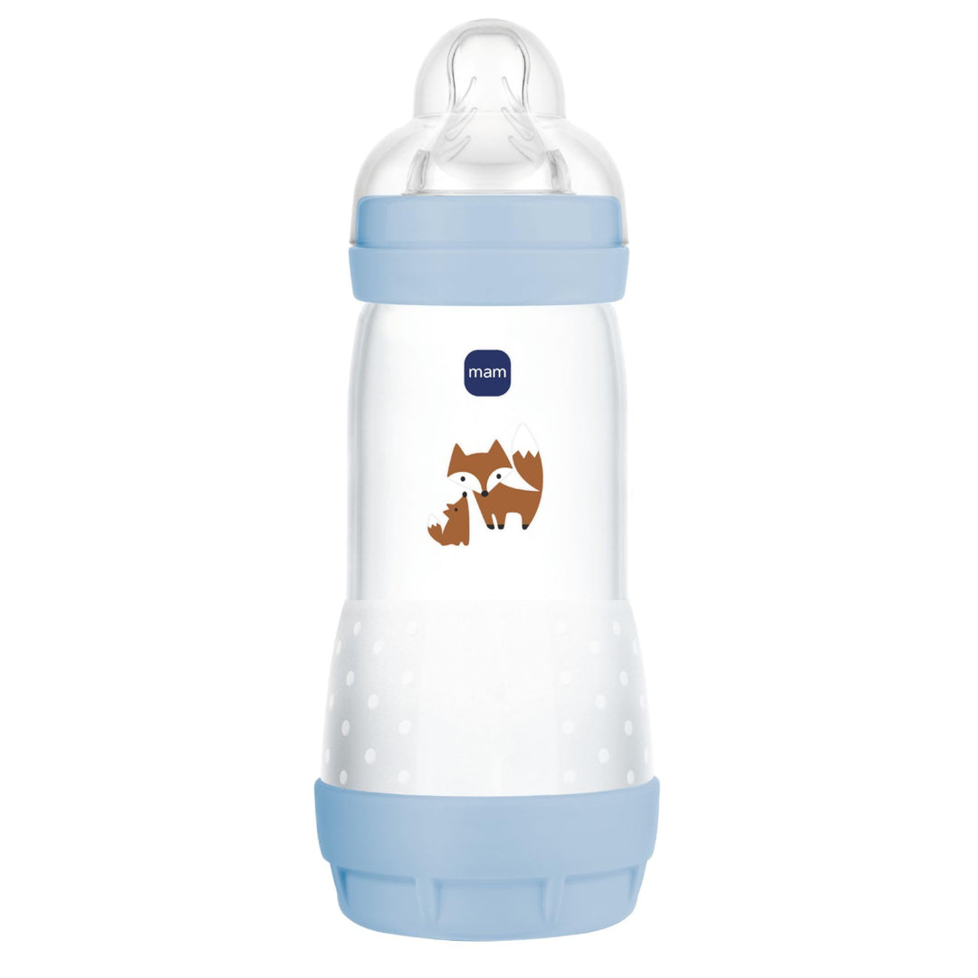 MAM Easy Start Anti-Colic Flasche 4+ Monate, schneller Durchfluss (320 ml) Ocean – Flasche zur Reduz
