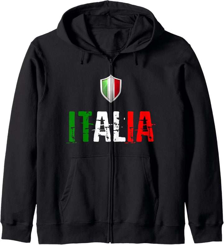 Italia 2021 Trikot italienische Flagge Italien Italiener Kapuzenjacke
