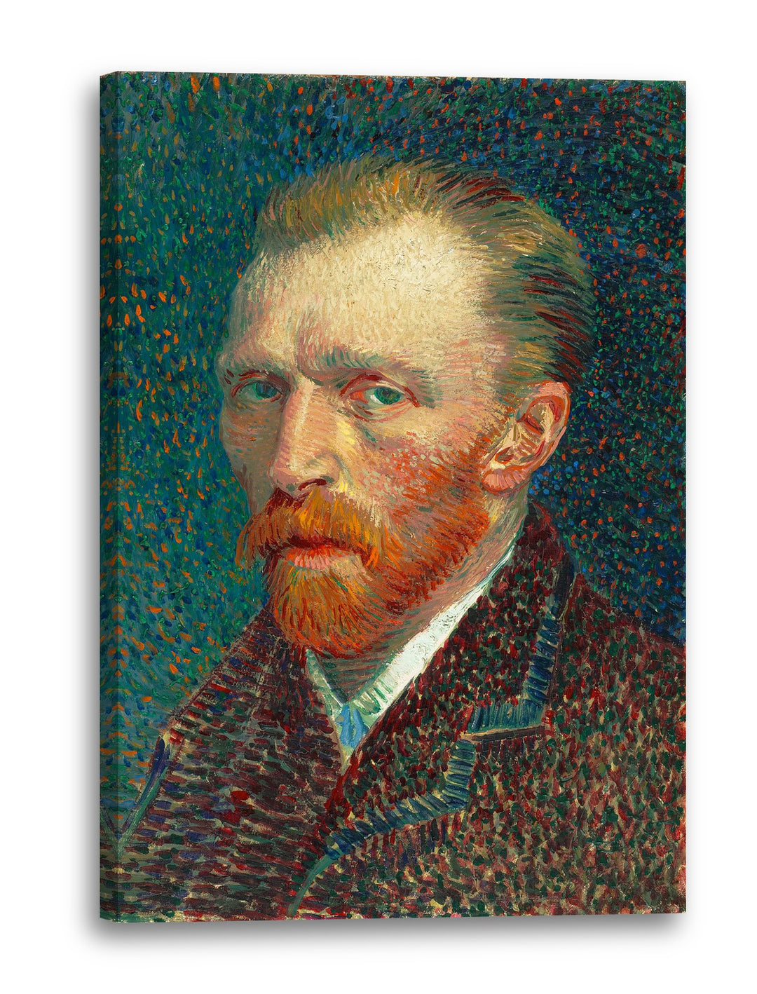 Printed Paintings Leinwand (60x80cm): Vincent Van Gogh - Selbstbildnis 60x80 cm, 60x80 cm