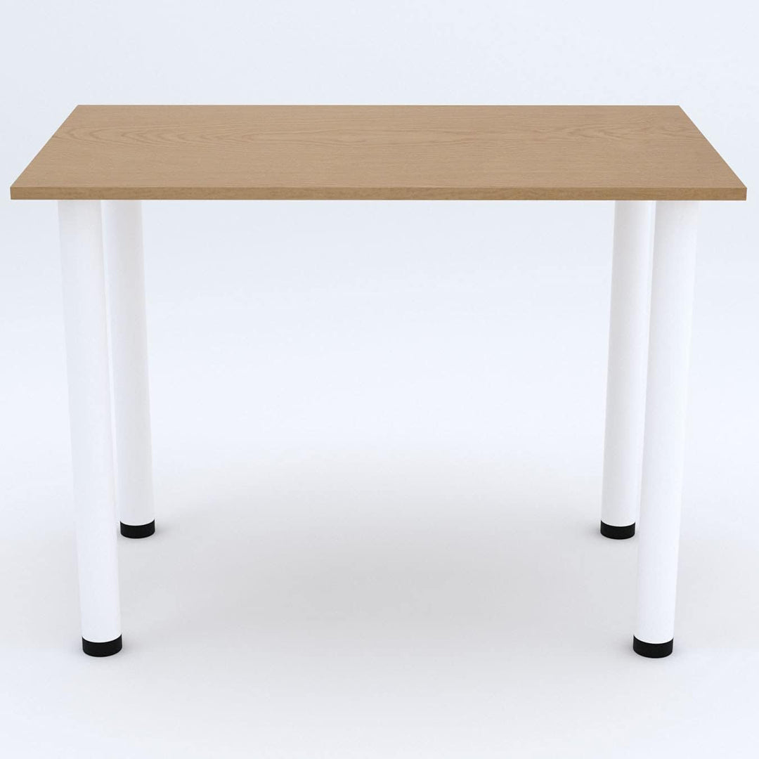 AKKE 60x40 | Esszimmertisch - Esstisch - Tisch mit weissen Beinen - Küchentisch - Bürotisch | Eiche