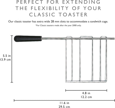 Dualit Classic Sandwichzange für Dualit Toaster Classic –Zubehör für Dualit Toaster -Toaster Sandwic