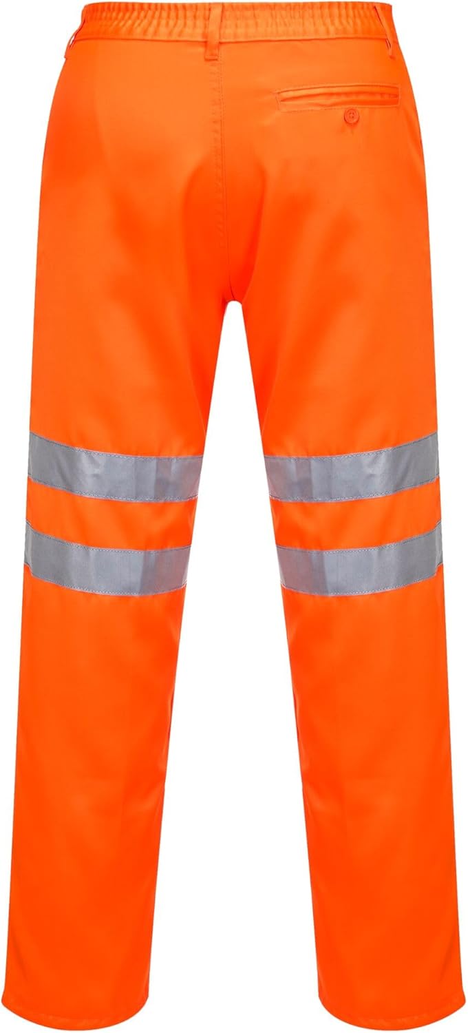 Portwest Warnschutz-Hose aus Polyester-Baumwolle RIS, Grösse: 5XL, Farbe: Orange, RT45ORR5XL 5XL Ora