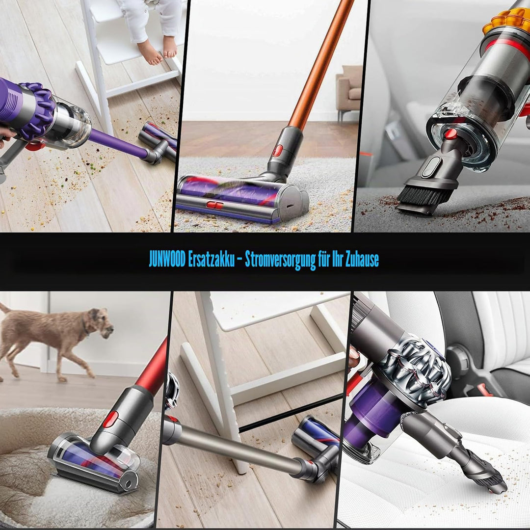 V7 Akku für Dyson, Ersatzakku für Dyson SV11 Kompatibel mit V7 SV11 Animal Motorhead Trigger Fluffy