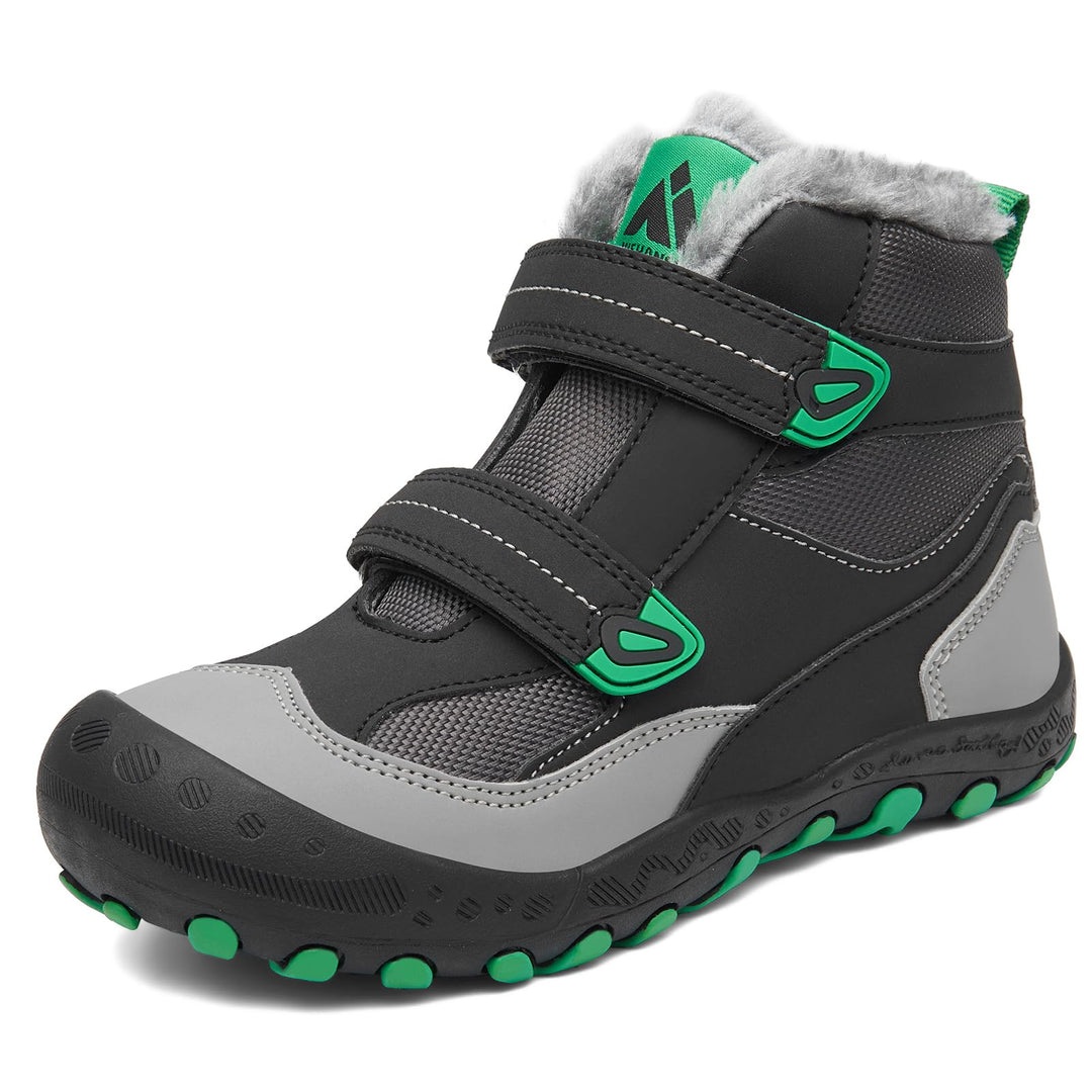 Mishansha Kinder Winterschuhe Mädchen Winterstiefel Warm Schneestiefel Gefüttert Boots Wasserdicht 2