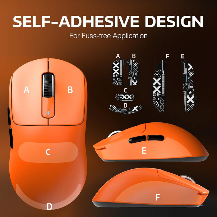 VGN GAMEPOWER x Attack Shark X3 Superlight Kabellose Gaming-Maus, 49g Ultraleicht Esports Mouse, 260