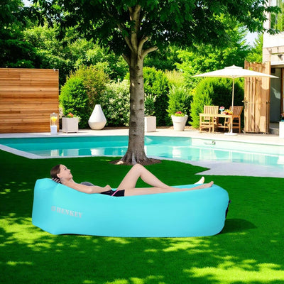 SHENKEY Aufblasbares Sofa,Luftsofa-Hängematte mit Wasserdichtem und Auslaufsicherem Design - Perfekt