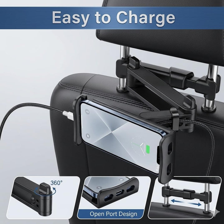 Kamakah Auto-Tablethalter – iPad- und Smartphonehalterung für Geräte von 4,7 bis 10,5 Zoll, passend
