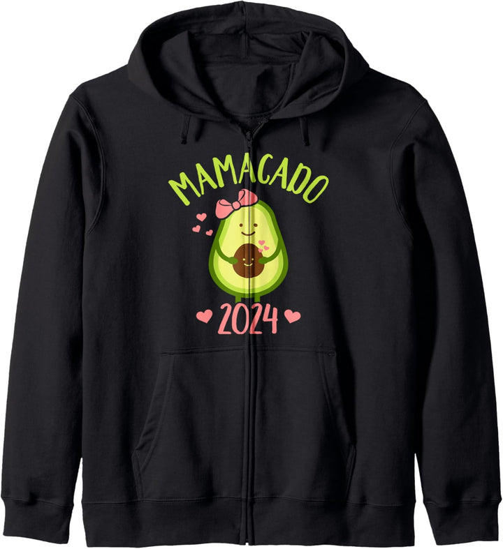 Mamacado für Mama 2024 Schwangerschaft verkünden Kapuzenjacke