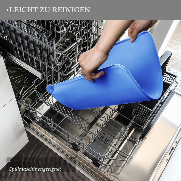 Reopet Silikon-Futtermatten für Haustiere - wasserdichte Hunde- und Katzenplatzmatten mit erhöhten R