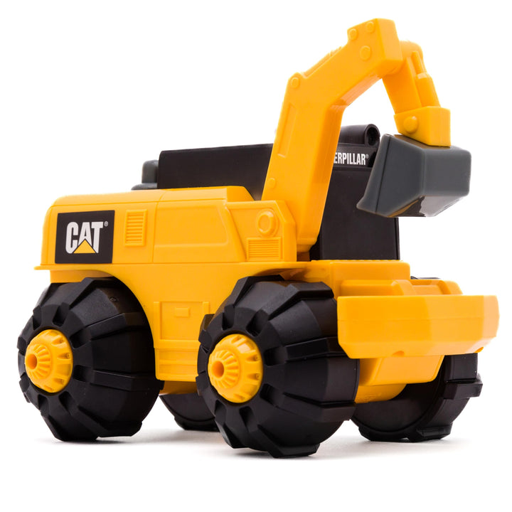 CatToysOfficial Unstoppable Movers Excavator Large Bagger Yellow, Large Bagger Yellow