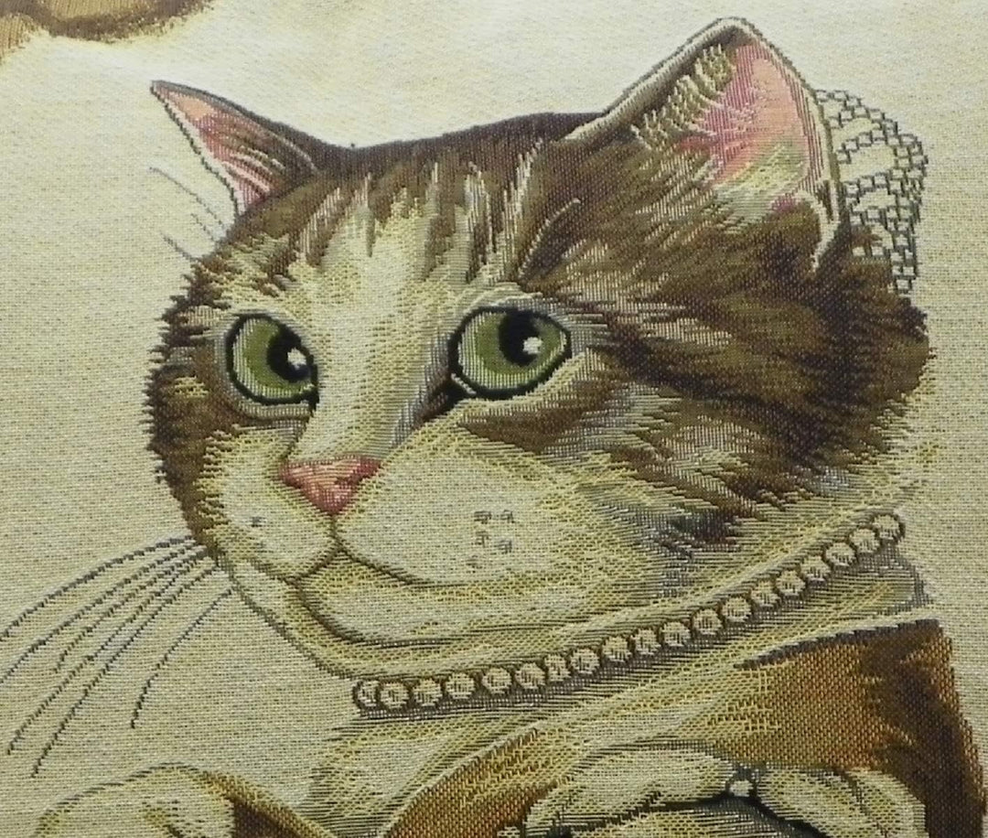 Mars & More Gobelin Kissen Katze gräfin 45x45cm