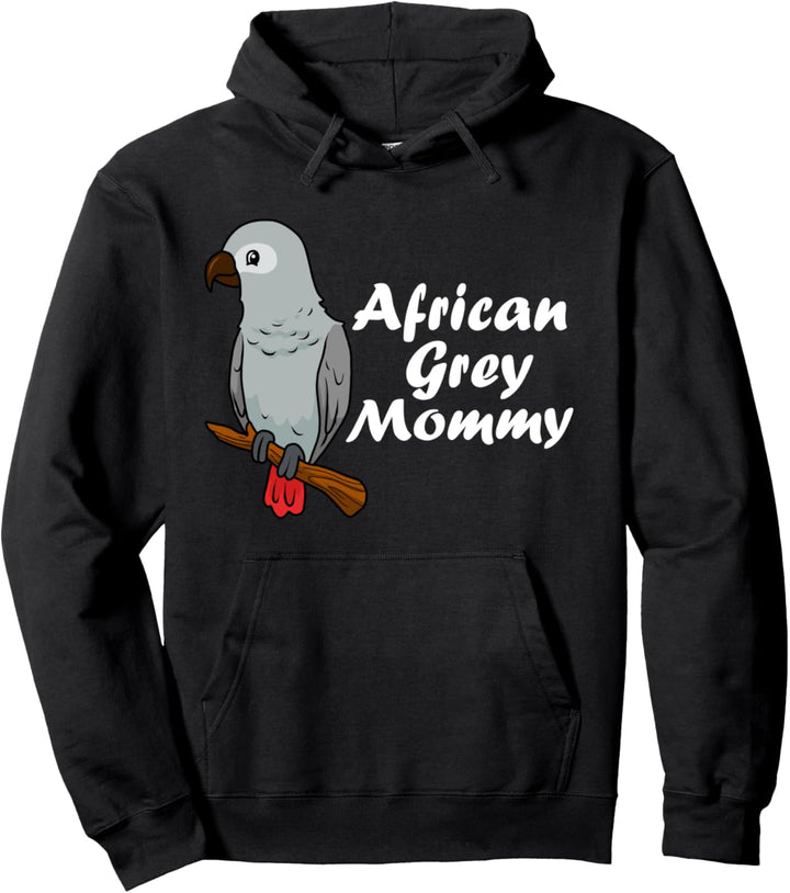 African Grey Hoodie Damen Papagei Geschenk Damen Parrot Pullover Hoodie