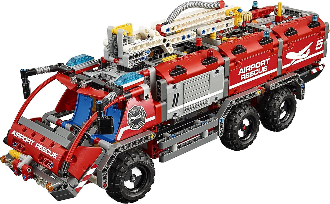 Lego Technic 42068 - "Flughafen-Löschfahrzeug Konstruktionsspiel, bunt Flughafen Löschfahrzeug, Flug