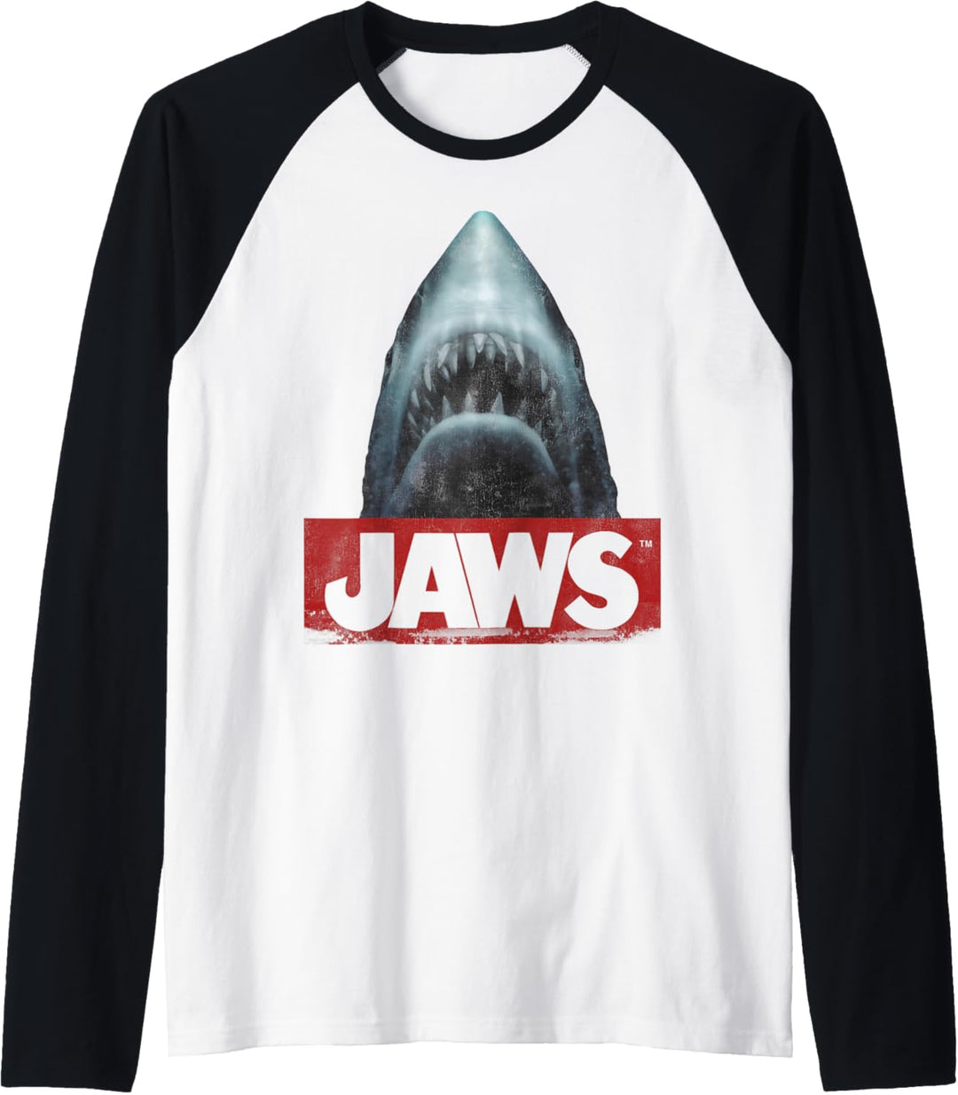 Jaws Classic Boxed Logo Raglan