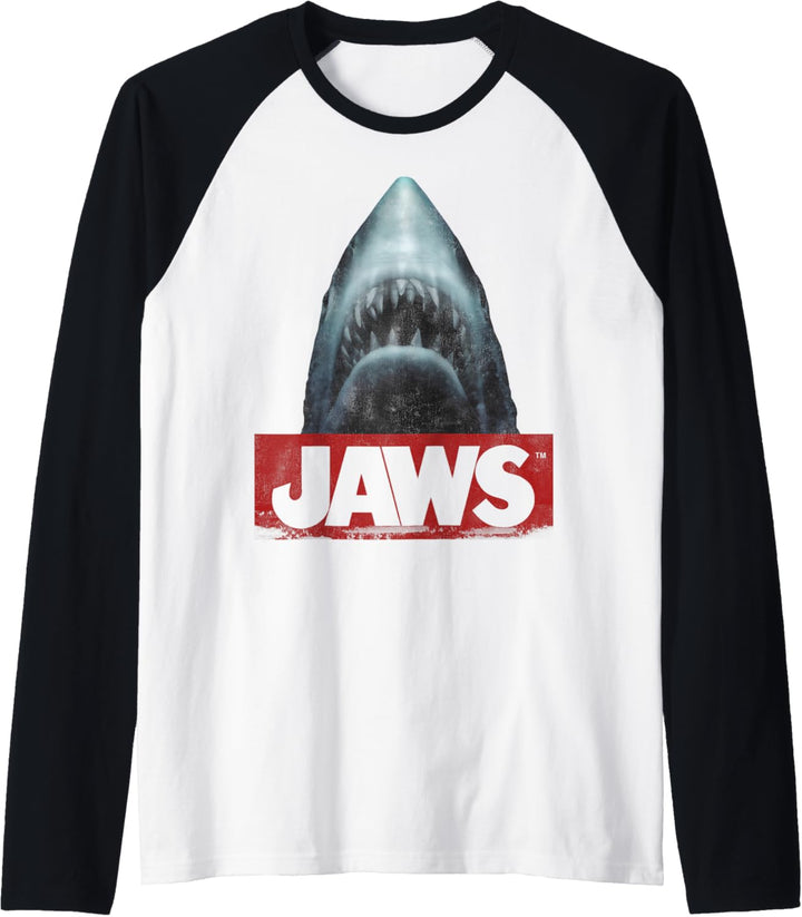 Jaws Classic Boxed Logo Raglan